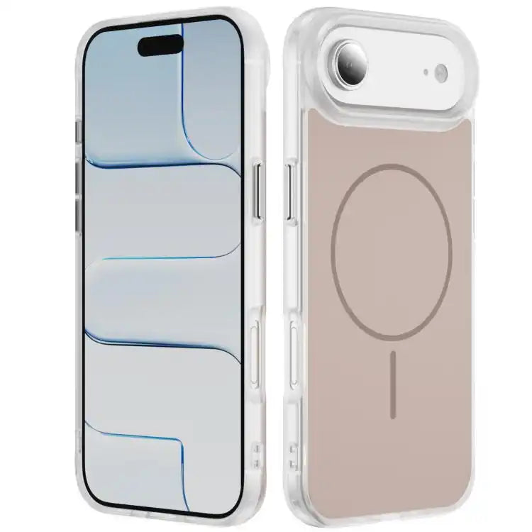 Crystal Frosted Skin Feel Magnetic MagSafe Phone Case