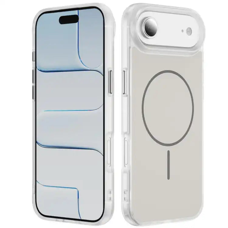 Crystal Frosted Skin Feel Magnetic MagSafe Phone Case