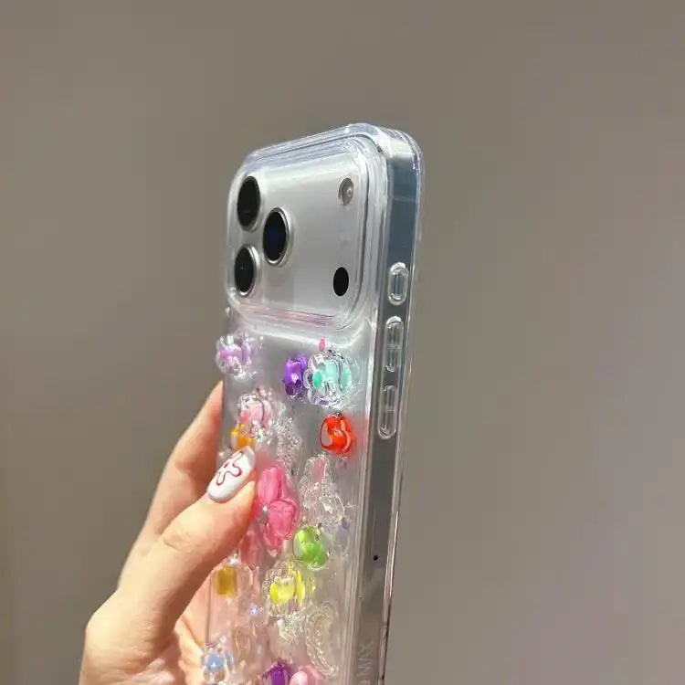 Epoxy Plum Blossom Acrylic Phone Case