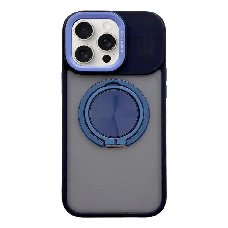 Skin Feel Frosted 360 Degree Rotation Magnetic Holder MagSafe Phone Case