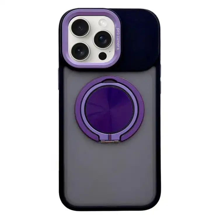 Skin Feel Frosted 360 Degree Rotation Magnetic Holder MagSafe Phone Case