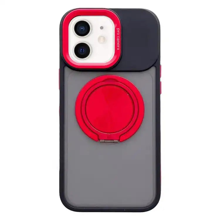 Skin Feel Frosted 360 Degree Rotation Magnetic Holder MagSafe Phone Case