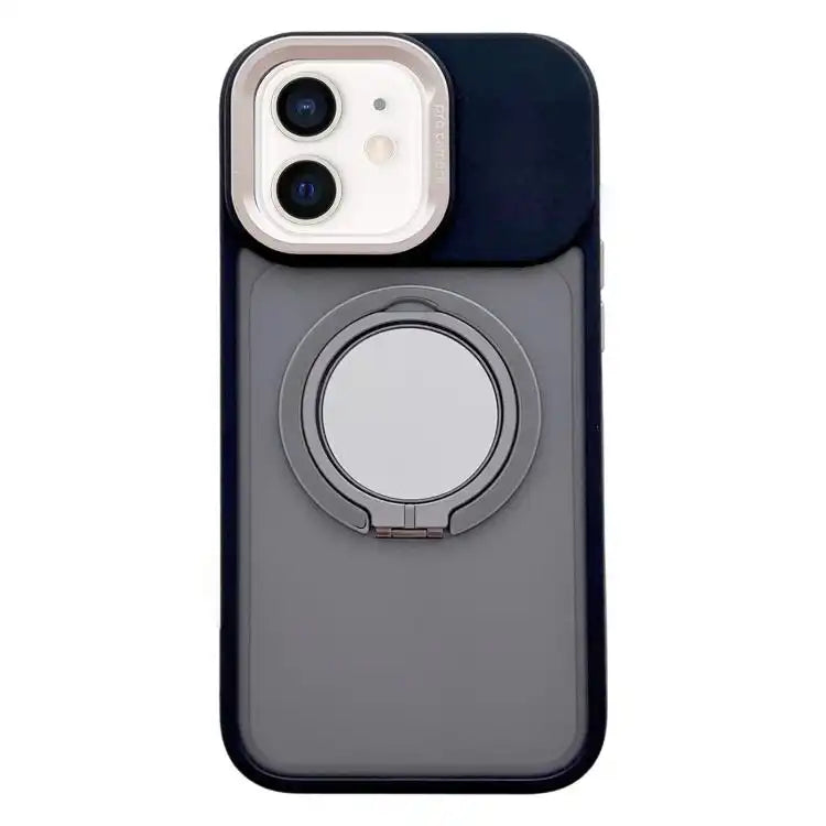 Skin Feel Frosted 360 Degree Rotation Magnetic Holder MagSafe Phone Case