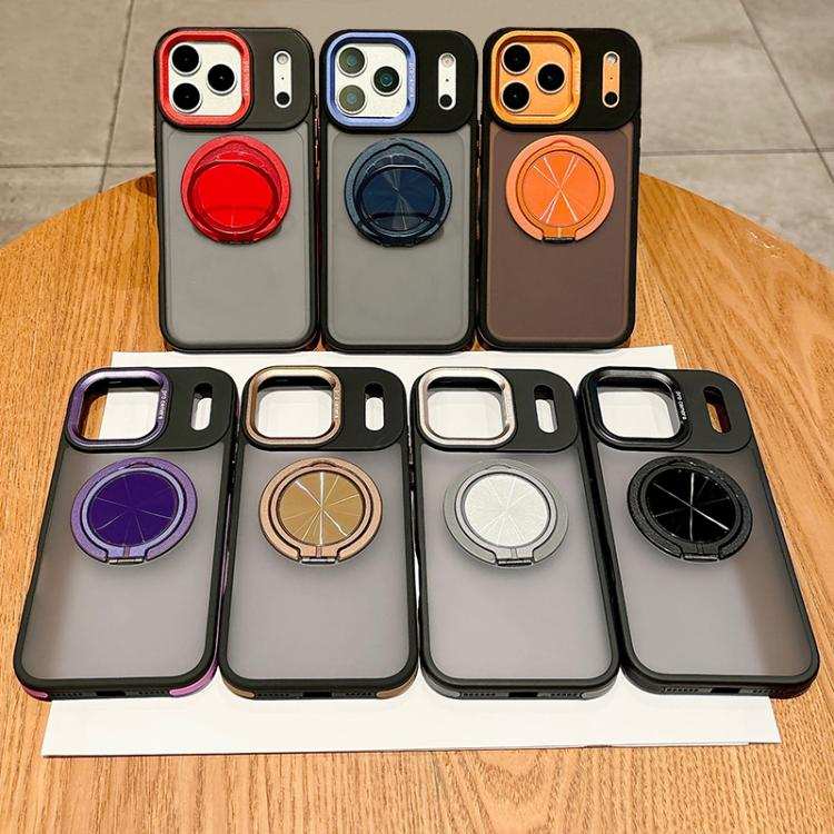 Skin Feel Frosted 360 Degree Rotation Magnetic Holder MagSafe Phone Case