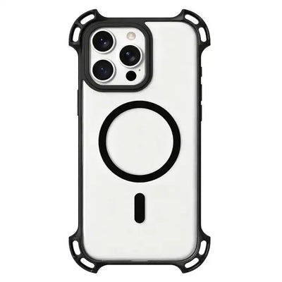 Drone-Style Four-Corner Shockproof Acrylic MagSafe Phone Case