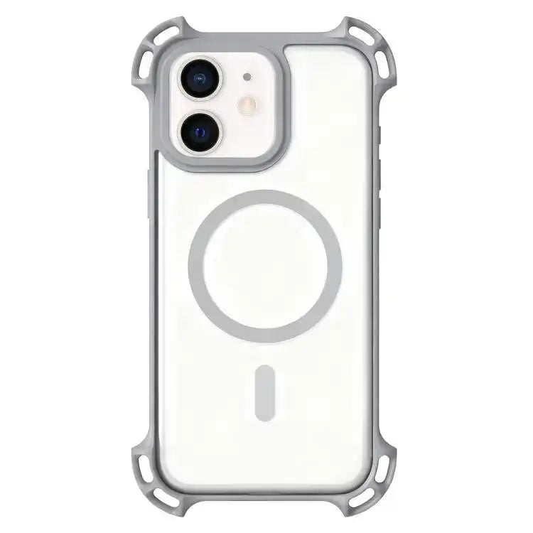 Drone-Style Four-Corner Shockproof Acrylic MagSafe Phone Case