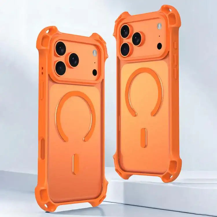 Drone-Style Four-Corner Shockproof Acrylic MagSafe Phone Case