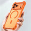 Drone-Style Four-Corner Shockproof Acrylic MagSafe Phone Case
