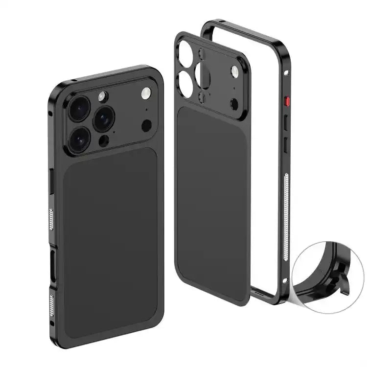 Cooling Frame Transforms into 17 Pro Metal Backplate Phone Case
