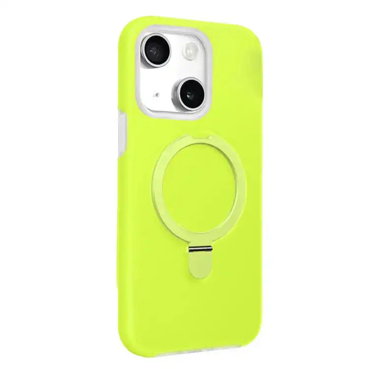 Jelly Liquid Silicone MagSafe Holder Phone Case