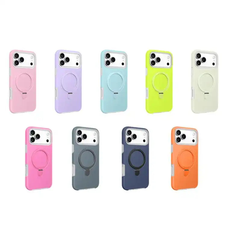 Jelly Liquid Silicone MagSafe Holder Phone Case