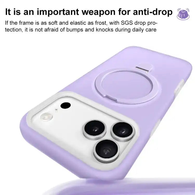 Jelly Liquid Silicone MagSafe Holder Phone Case