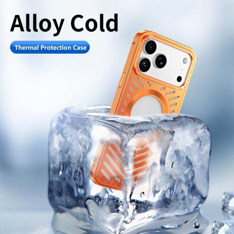 Cooling MagSafe Magnetic Holder Metal Phone Case