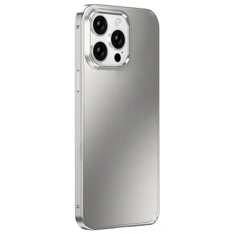 Metal Frame Micro-frosted Back Panel Phone Case