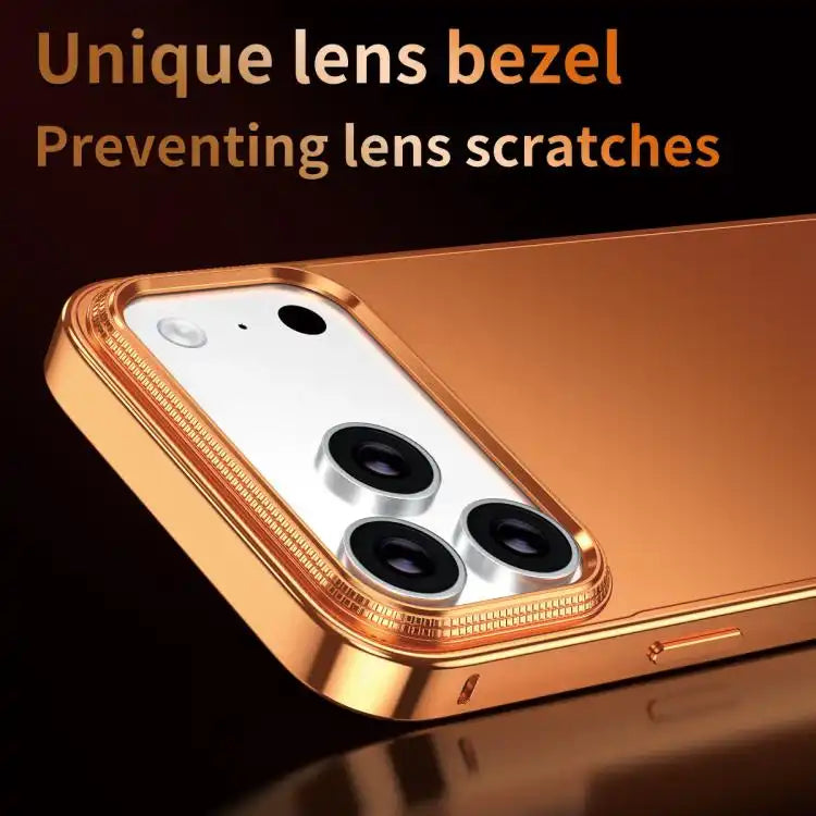 Metal Frame Micro-frosted Back Panel Phone Case