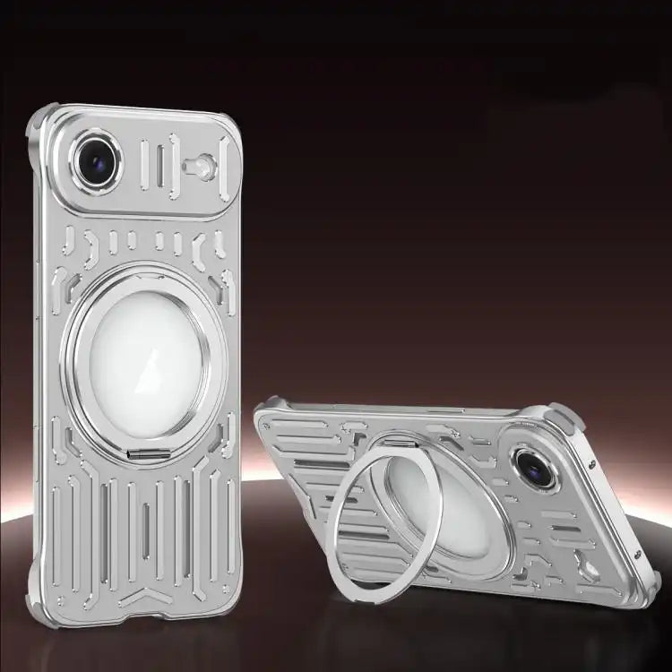 Mech Series Cooling Rotating Holder Metal Frameless Phone Case
