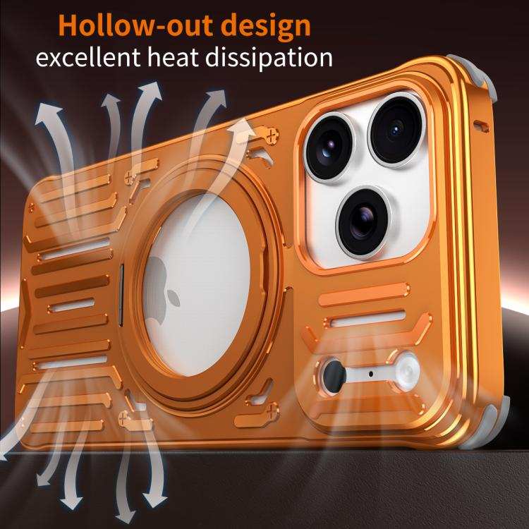 Mech Series Cooling Rotating Holder Metal Frameless Phone Case