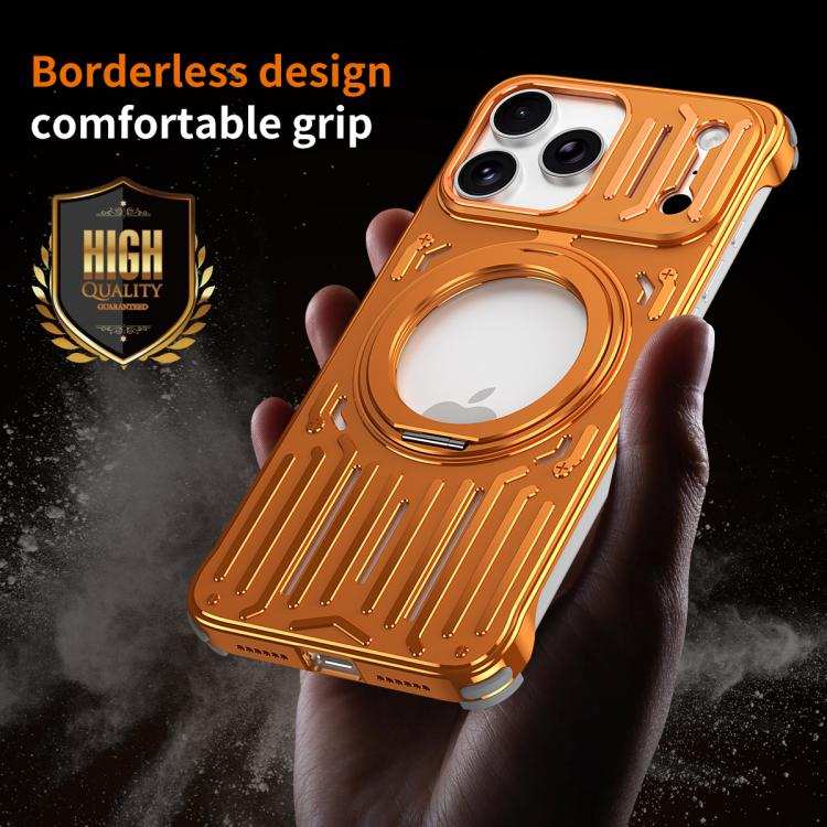 Mech Series Cooling Rotating Holder Metal Frameless Phone Case