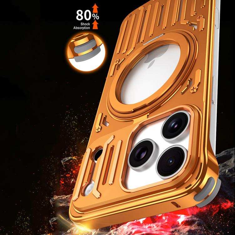 Mech Series Cooling Rotating Holder Metal Frameless Phone Case