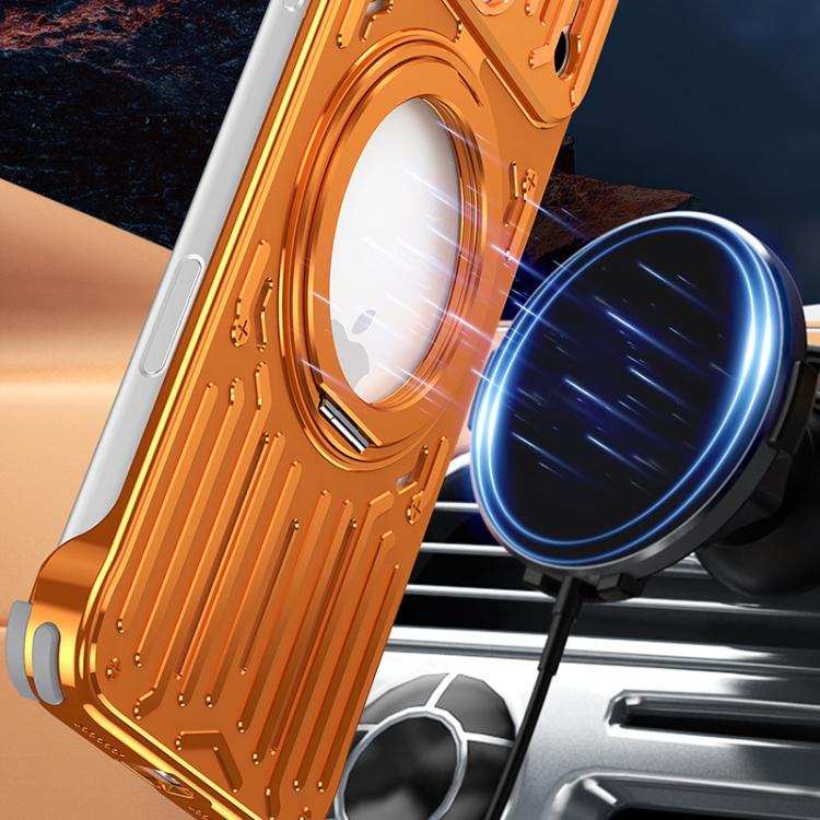 Mech Series Cooling Rotating Holder Metal Frameless Phone Case