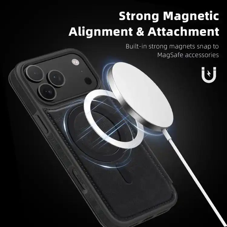 Linton MagSafe Leather Phone Case