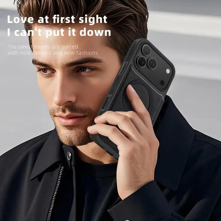 Linton MagSafe Leather Phone Case