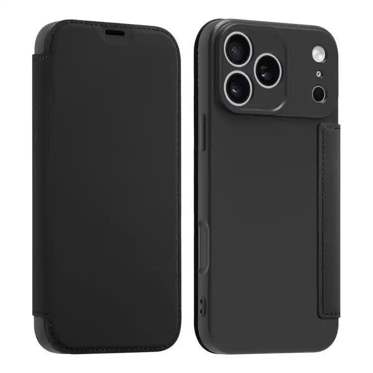 Imitate Liquid Skin Feel Leather Phone Case with Card Slots