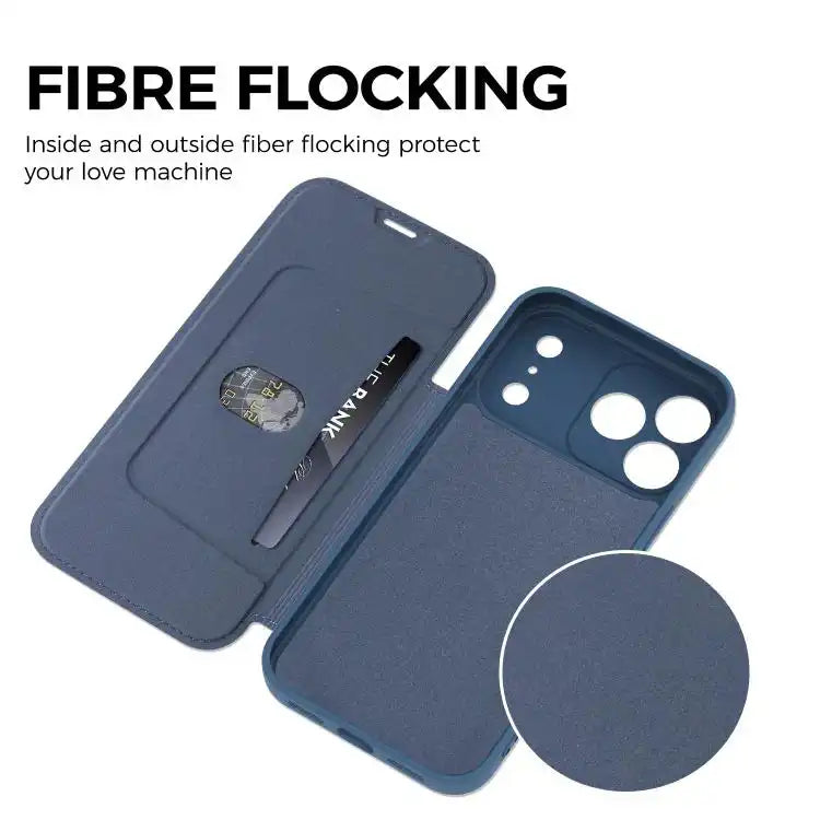 Imitate Liquid Skin Feel Leather Phone Case with Card Slots