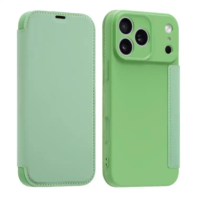 Imitate Liquid Skin Feel Leather Phone Case with Card Slots