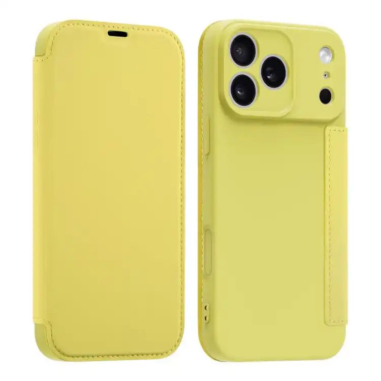 Imitate Liquid Skin Feel Leather Phone Case with Card Slots