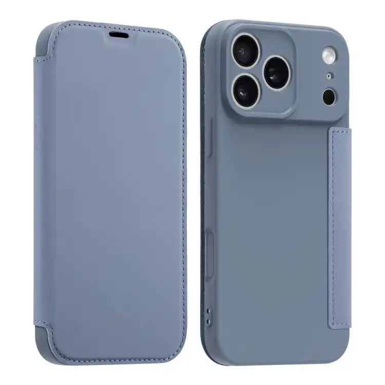 Imitate Liquid Skin Feel Leather Phone Case with Card Slots