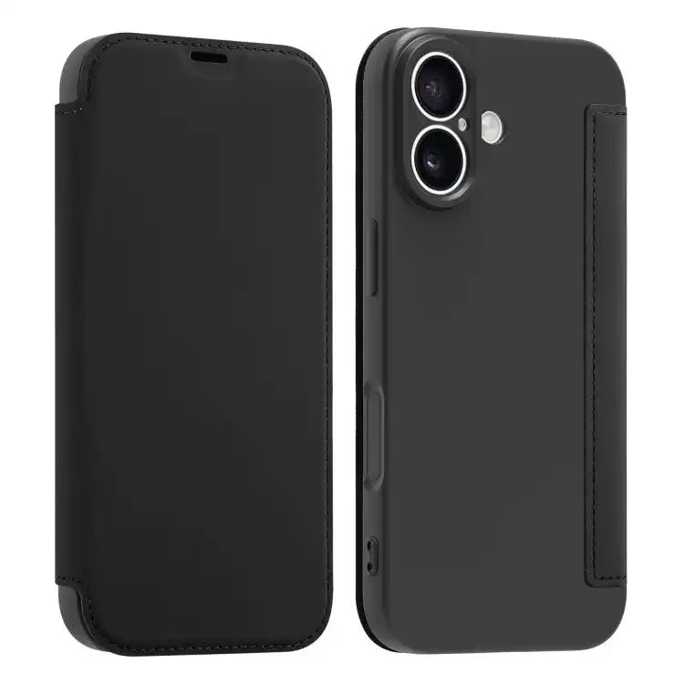 Imitate Liquid Skin Feel Leather Phone Case with Card Slots
