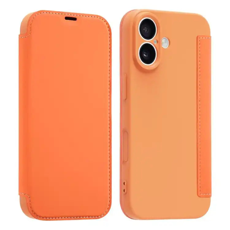 Imitate Liquid Skin Feel Leather Phone Case with Card Slots