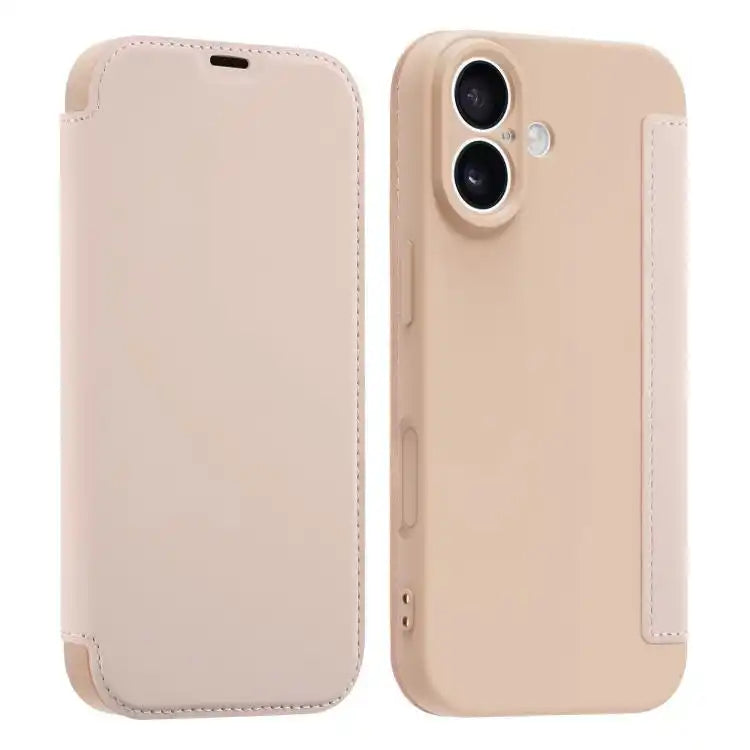 Imitate Liquid Skin Feel Leather Phone Case with Card Slots
