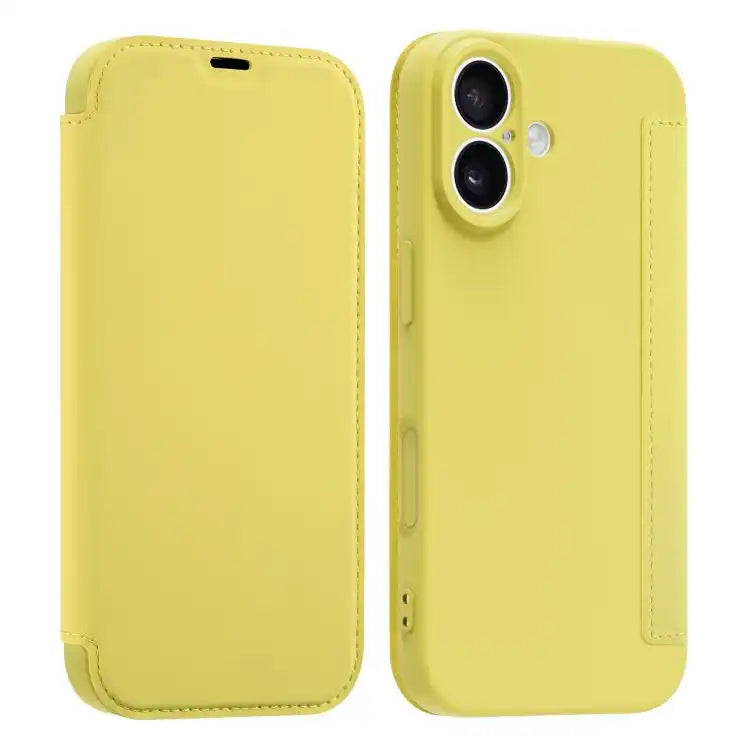 Imitate Liquid Skin Feel Leather Phone Case with Card Slots