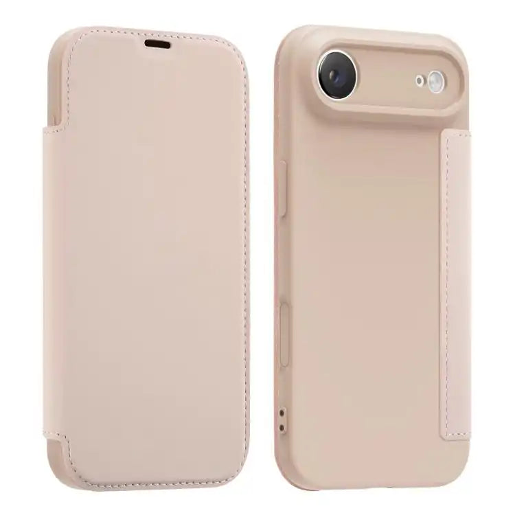 Imitate Liquid Skin Feel Leather Phone Case with Card Slots