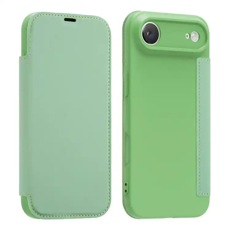 Imitate Liquid Skin Feel Leather Phone Case with Card Slots