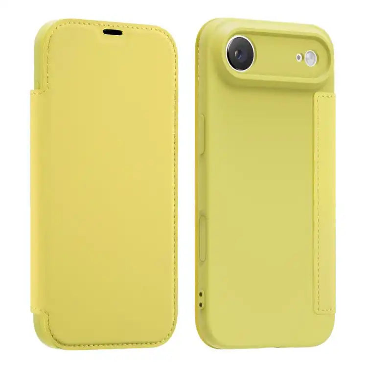 Imitate Liquid Skin Feel Leather Phone Case with Card Slots