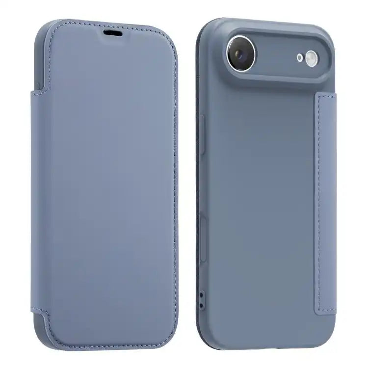 Imitate Liquid Skin Feel Leather Phone Case with Card Slots
