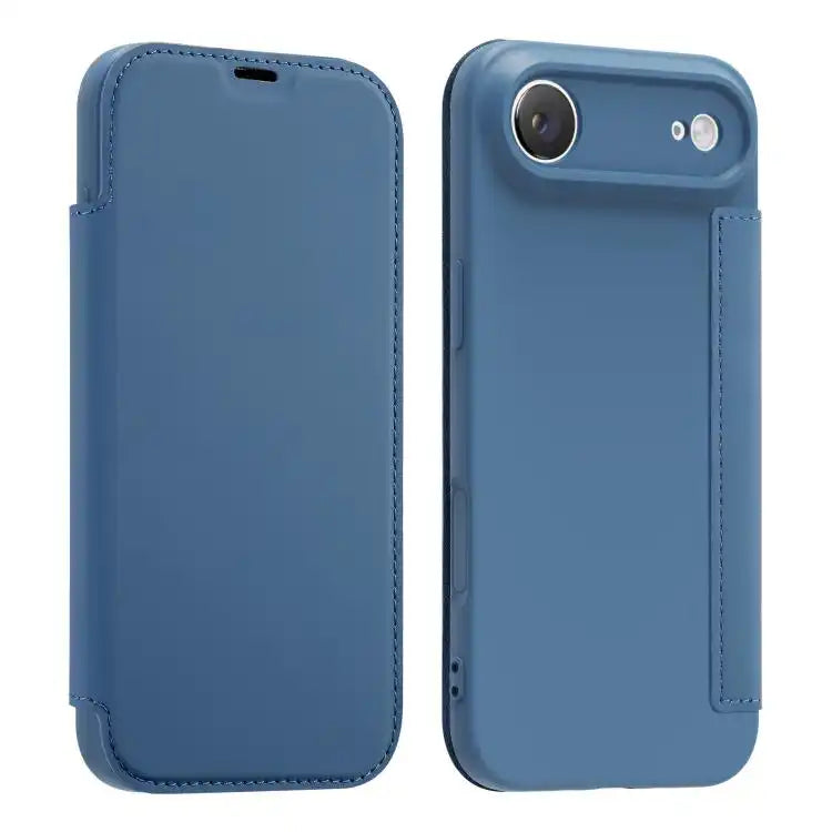 Imitate Liquid Skin Feel Leather Phone Case with Card Slots