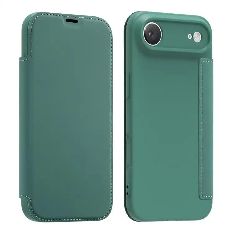 Imitate Liquid Skin Feel Leather Phone Case with Card Slots