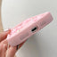 Soft Silicone 3D Bowknot Pearl Phone Case with Beaded Wrist Strap