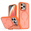 Bright Color Frosted Skin-feel Camera Bracket Magsafe Phone Case