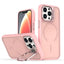 Bright Color Frosted Skin-feel Camera Bracket Magsafe Phone Case