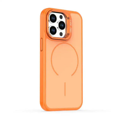 Bright Color Contrast Skin-feel Camera Bracket Magsafe Phone Case