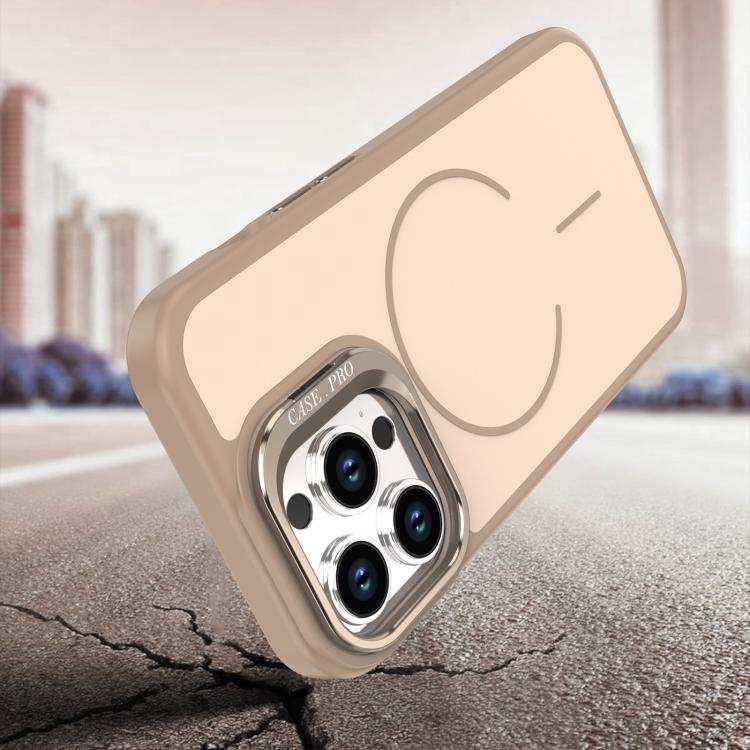 Bright Color Contrast Skin-feel Camera Bracket Magsafe Phone Case