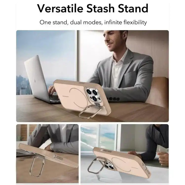 Bright Color Contrast Skin-feel Camera Bracket Magsafe Phone Case