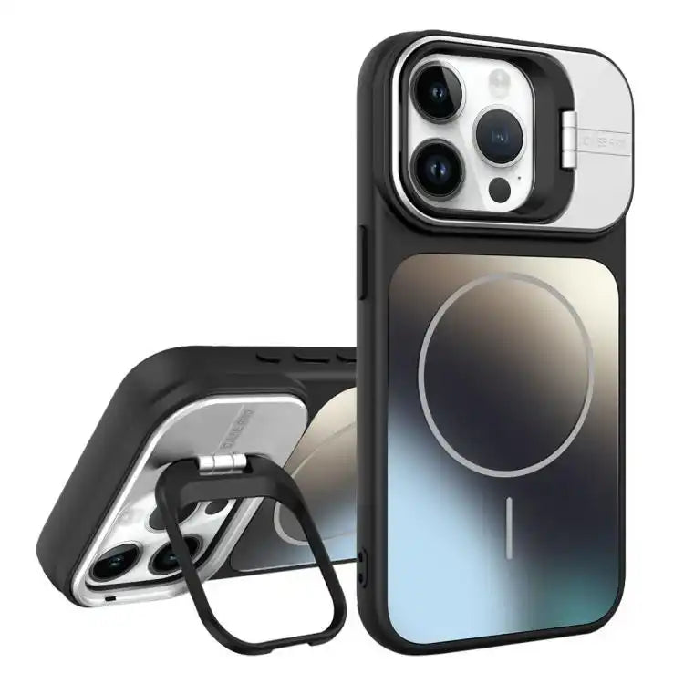 AG Frosted Lens Holder MagSafe Phone Case