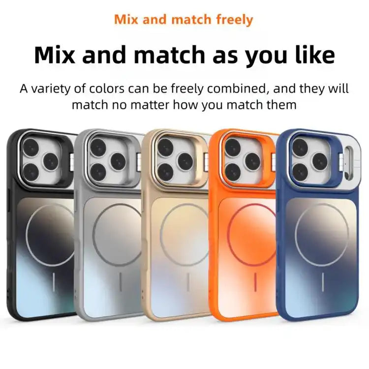 AG Frosted Lens Holder MagSafe Phone Case