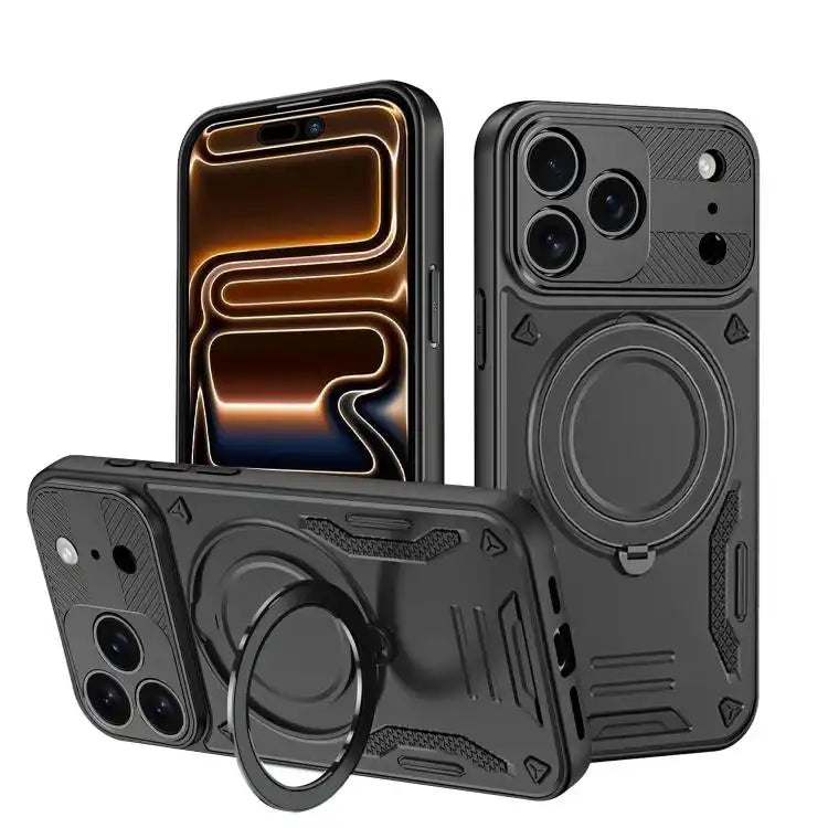 MagSafe 2 in 1 TPU Phone Case with Rotating Holder